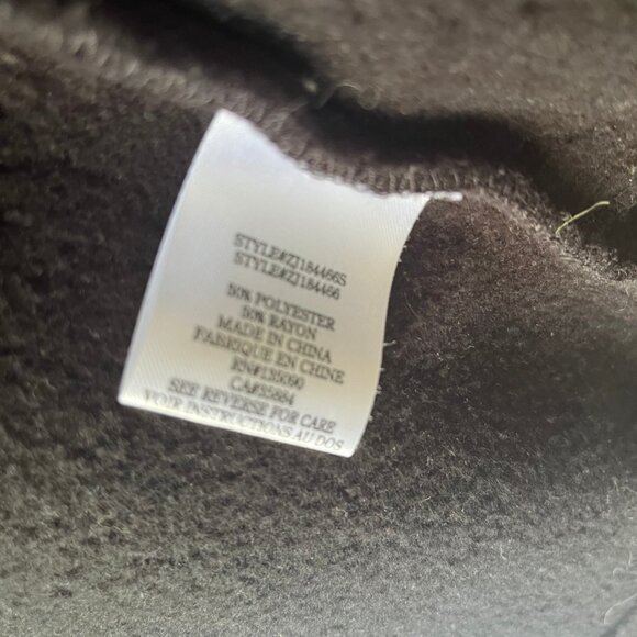 Z SUPPLY Soft Spun Black Hooded Cardigan Sweater SIZE M EXCELLENT - Picture 4 of 13